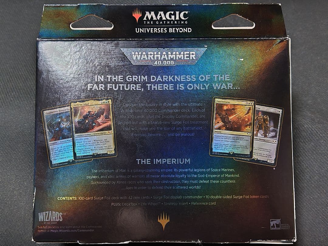 MTG】ウォーハンマー40,000「帝国の諸軍」コレクター版（未開封）