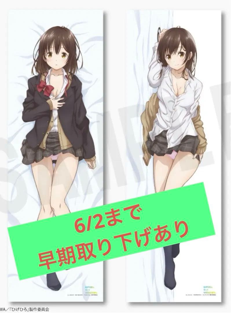 ひげを剃る。そして女子高生を拾う。 荻原沙優 抱き枕カバー Amazon.co.