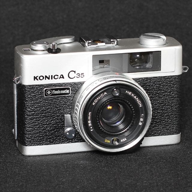 463- KONICA コニカC35 フラッシュマチック分解整備済の完動品