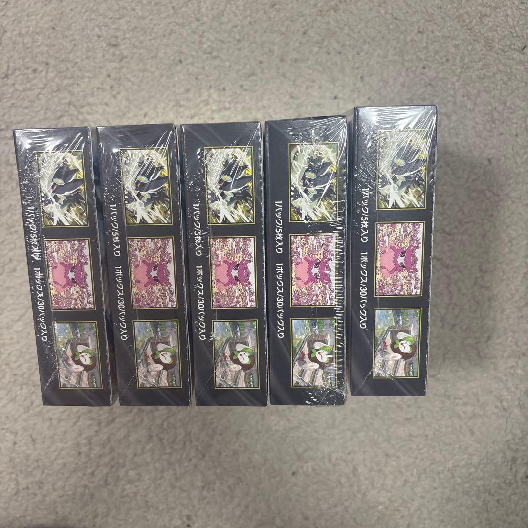 ポケモンカードゲーム MEGA 拡張パック ムニキスゼロ 5BOX シュリンク付