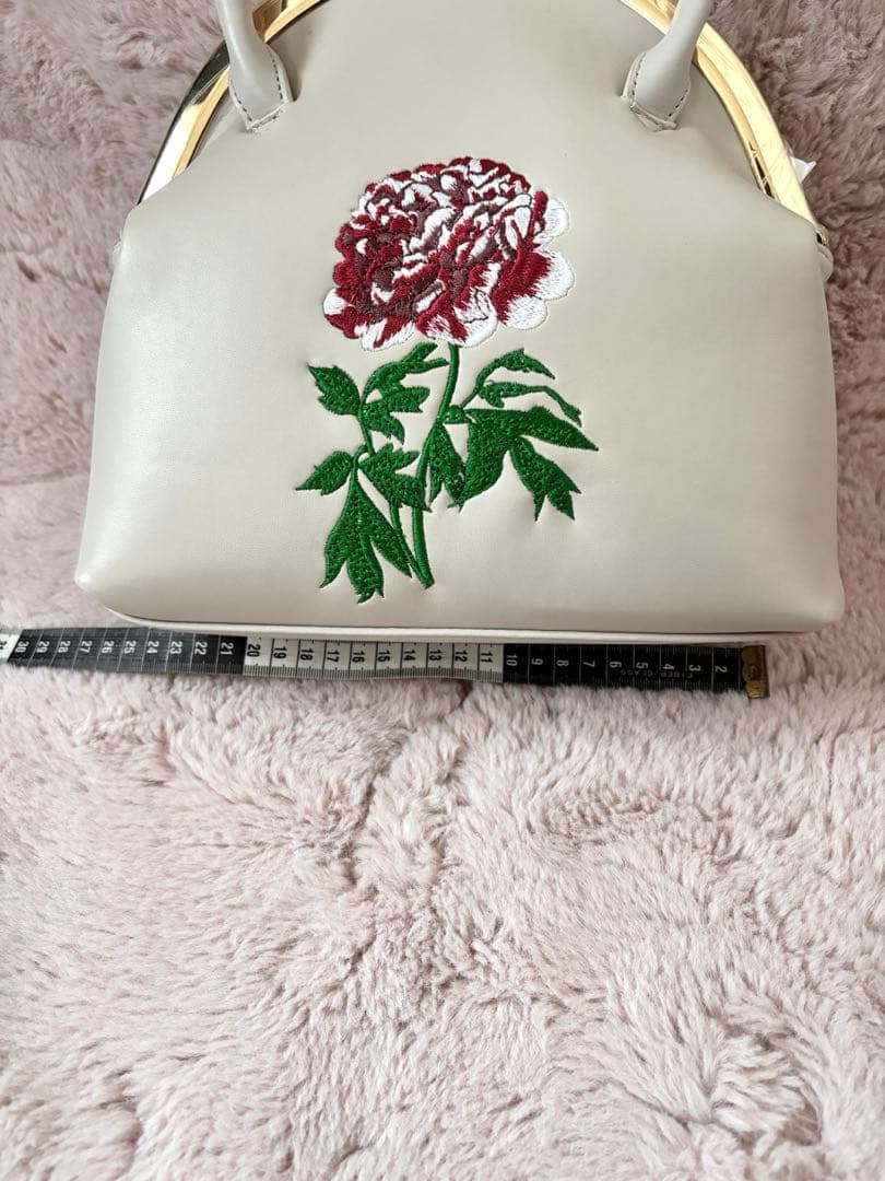 ふりふのがま口バッグ　和装バッグ