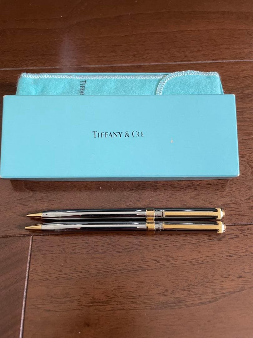 レア⭐︎ ティファニー　ルテニウム　シャープぺン　ボールペン　セットtiffany レア⭐︎ ティファニー ルテニウム シャープぺン ボールペン セット