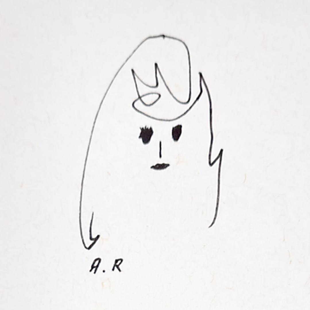 真作保証】荒井良二手描きイラスト2枚セット/Arai Ryoji/絵本作家