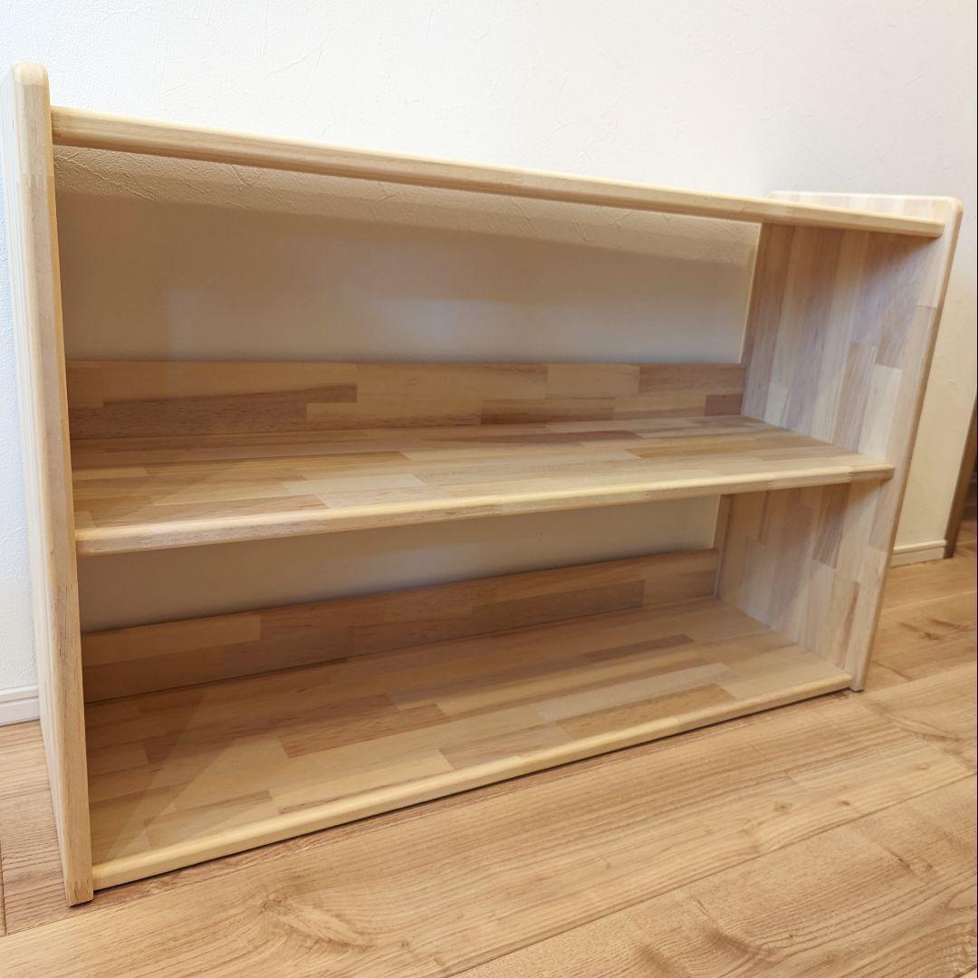 ami　絵本棚　木製棚　木製ハンドメイド　リビングボード　モンテッソーリ