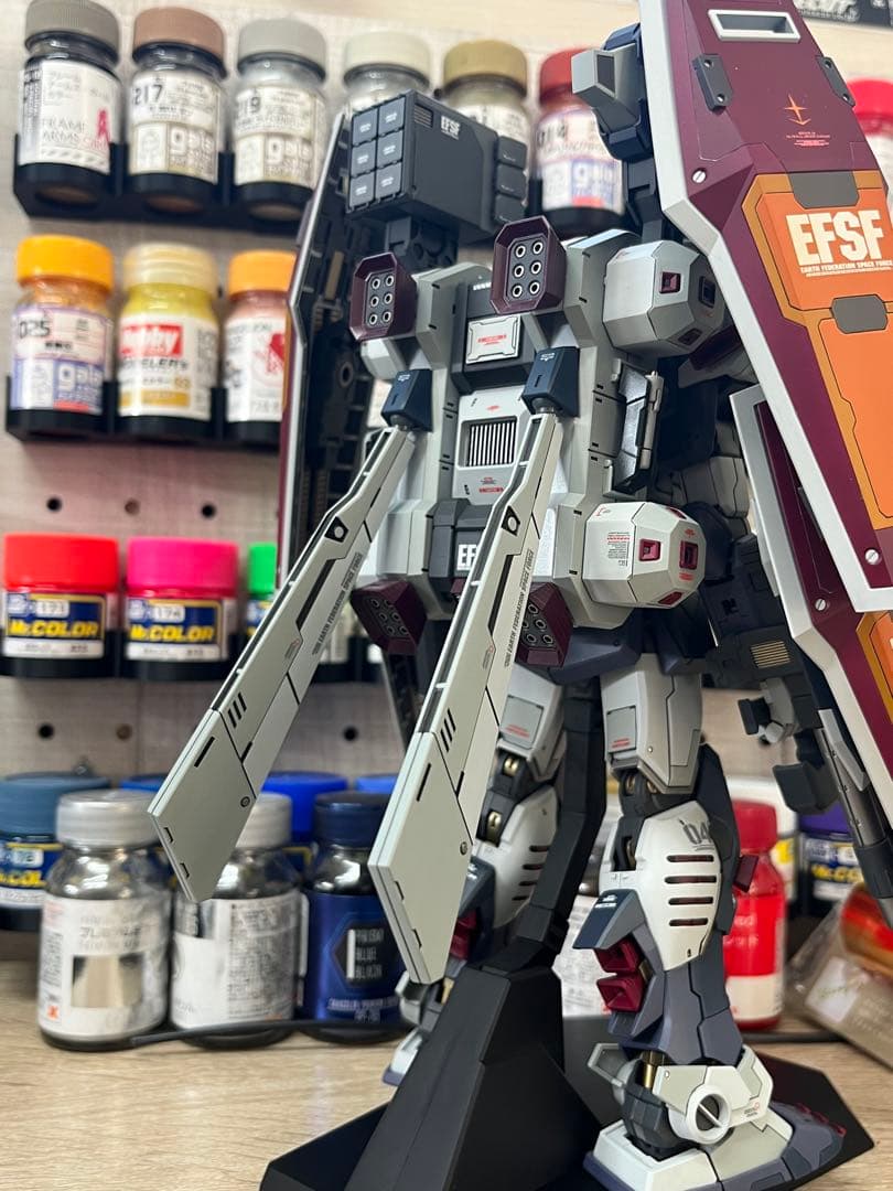 MGフルアーマーガンダムVer.Ka サンダーボルト　ミキシング 全塗装 完成品