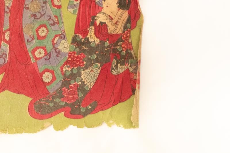 M▽楊州周延 上野清水ヨリ向ケ岡眺望ノ図 木版画 浮世絵 錦絵 (211)