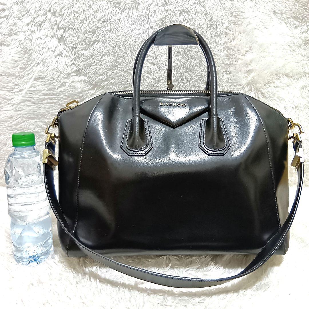 ジバンシィ　ハンドバッグ　ショルダーバック　黒　アンティゴナ　レザー　正規品