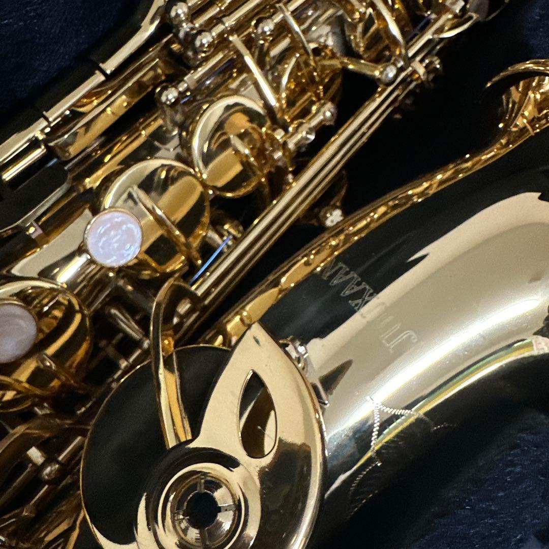 美品 JUUXAAN アルトサックス 管楽器 ケース付属 彫刻