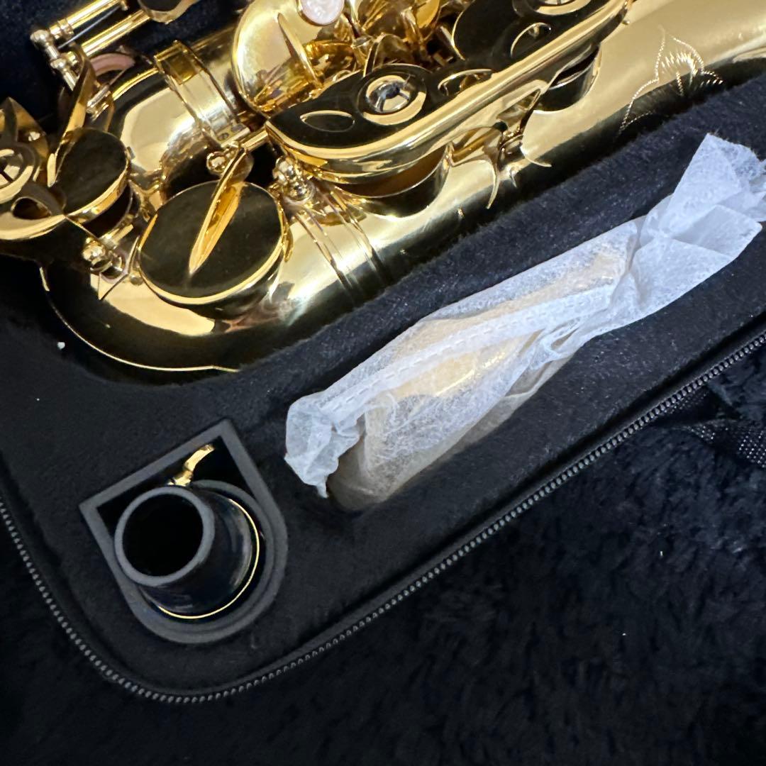 美品 JUUXAAN アルトサックス 管楽器 ケース付属 彫刻