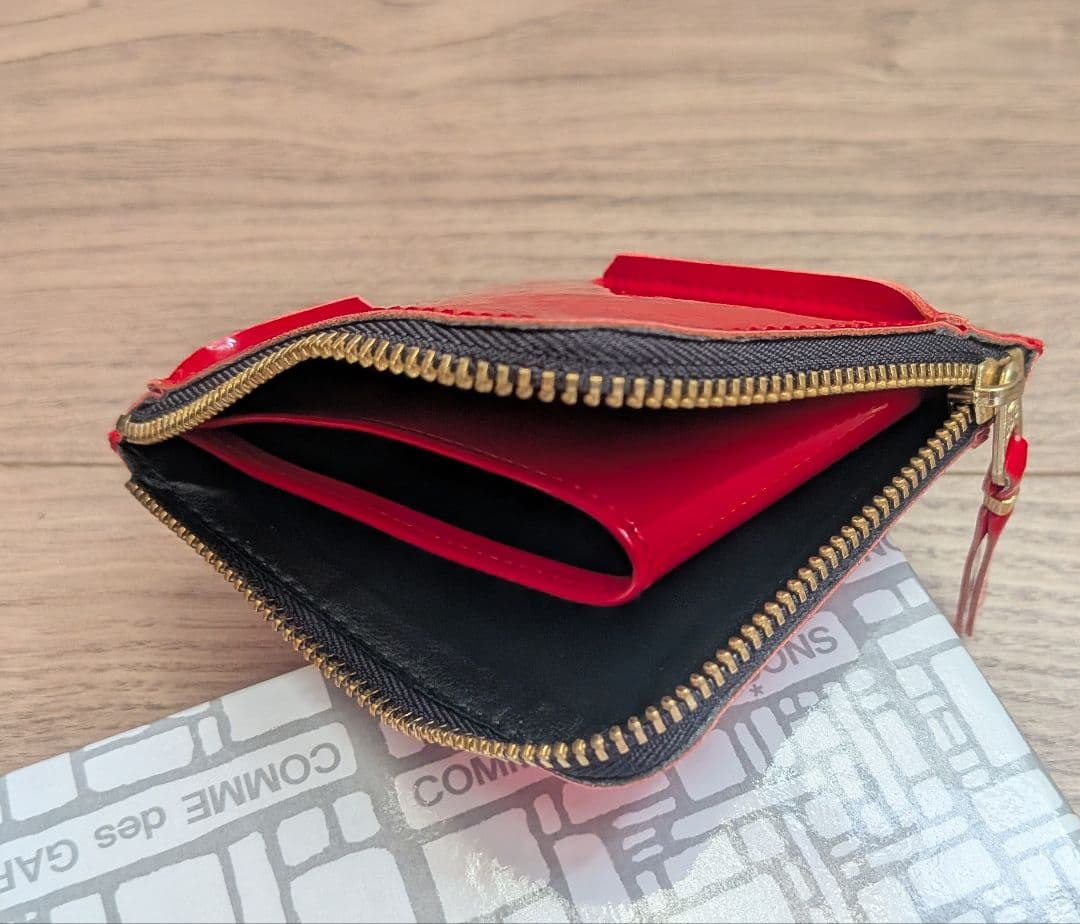 新品未使用　COMME des GARCONS　L字ファスナー財布　小銭入れ
