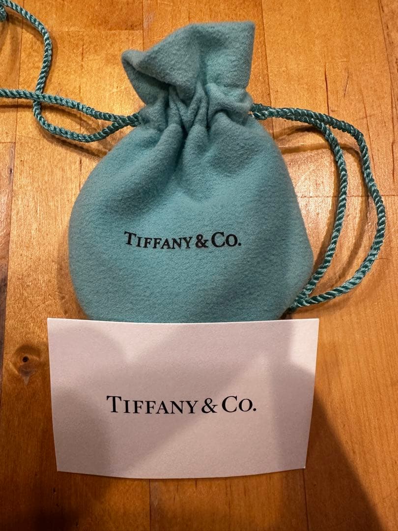 希少品　Tiffany & Co. シルバー ビーン　キーリング