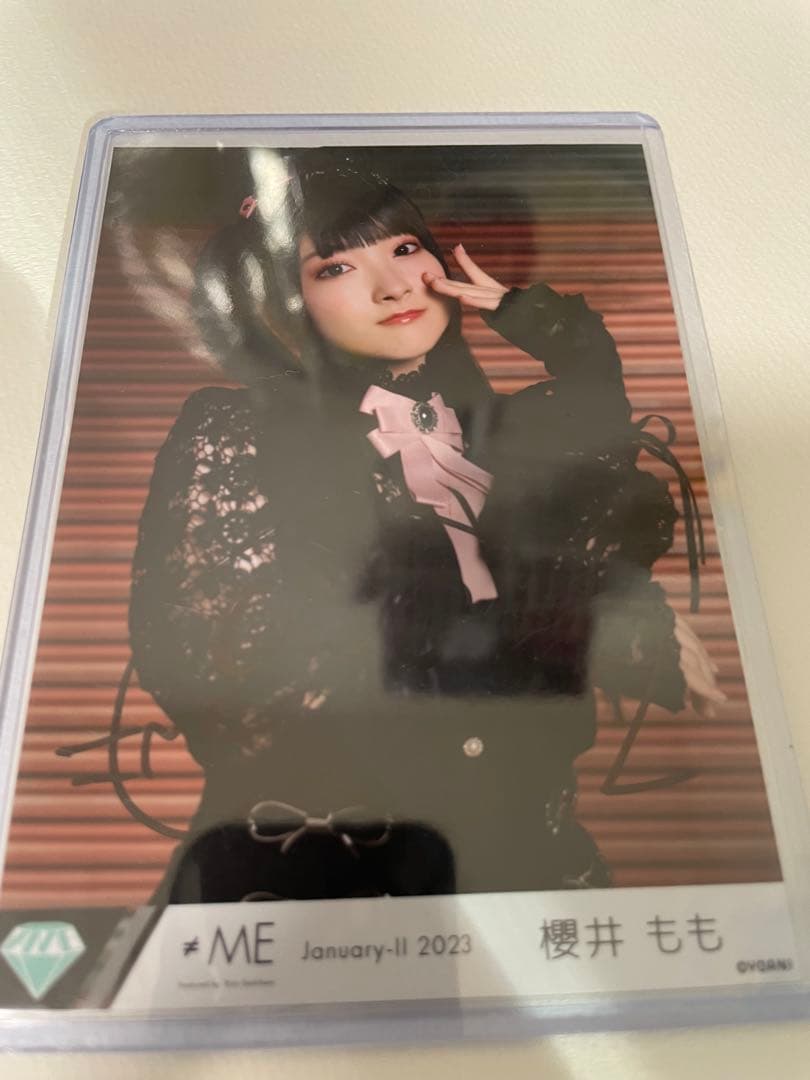 櫻井もも ≠ME 桃色デイブレイク 直筆 櫻井もも 桃色デイブレイク コメ