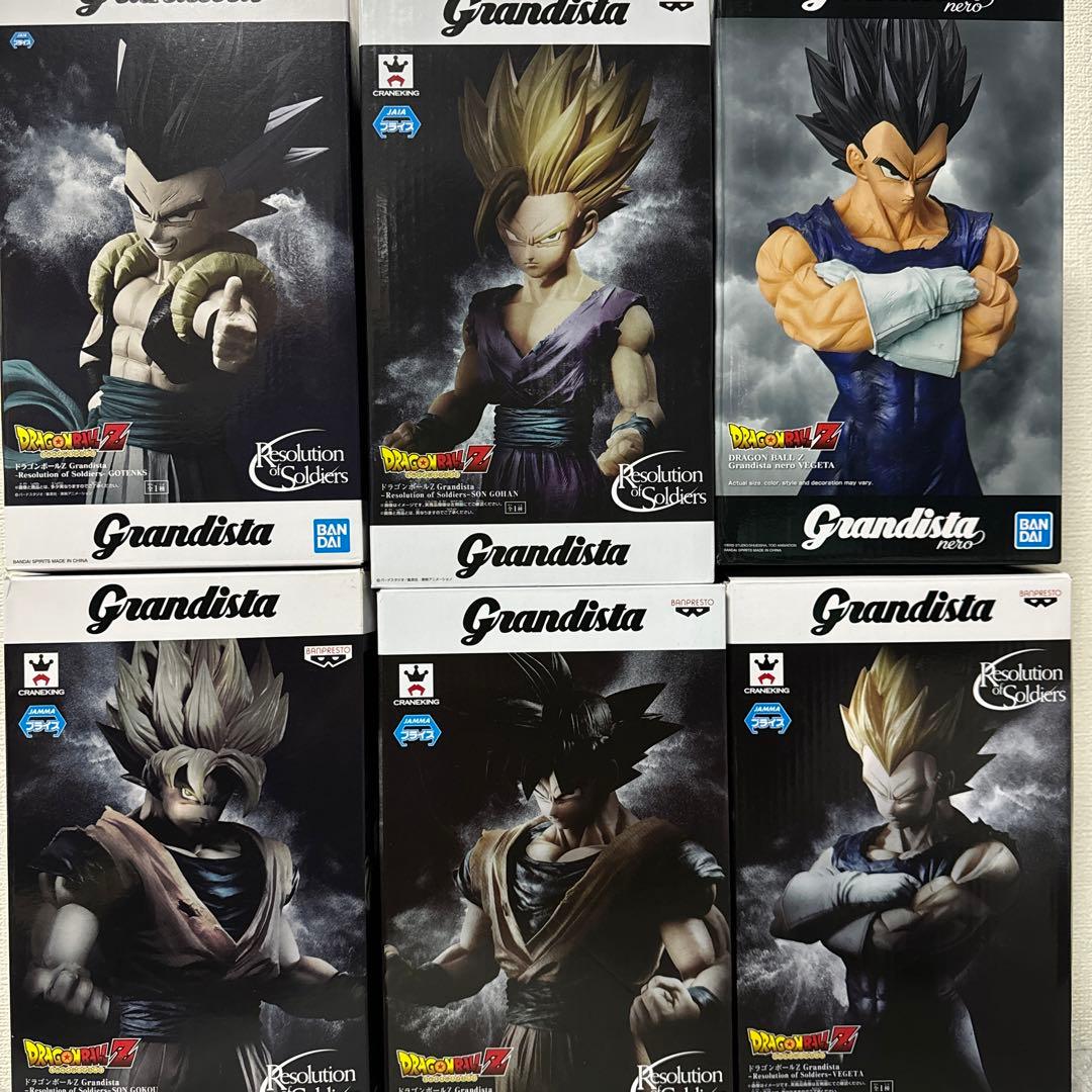 ドラゴンボールgrandista グランディスタフィギュア6個セット