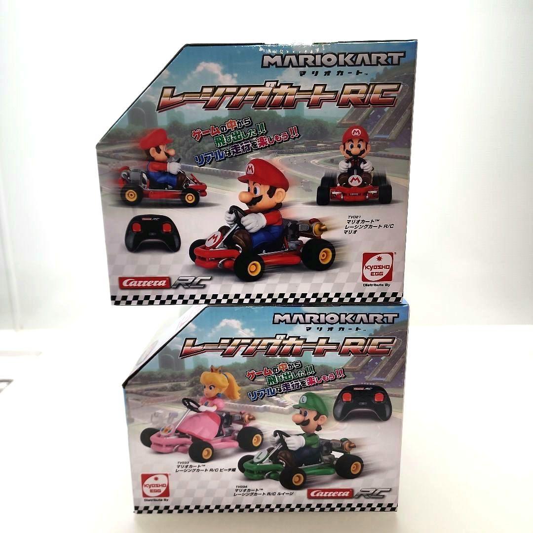 新品ラジコン マリオカート レーシングカート R/C マリオ & ピーチ姫 ２台