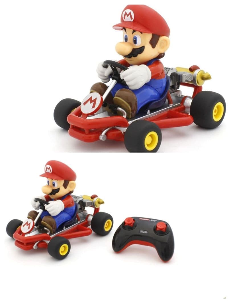 新品ラジコン マリオカート レーシングカート R/C マリオ & ピーチ姫 ２台