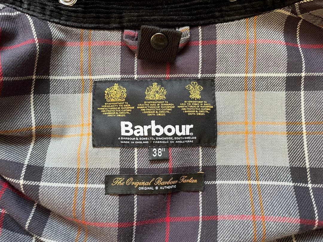 【専用】Barbour SL BORDER ボーダー 38 ブラック 英国製