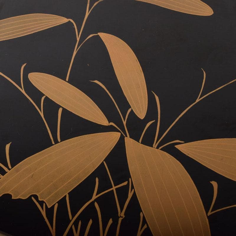 輪島塗　漆塗　草蒔絵　四段重箱　時代箱付　C　7535