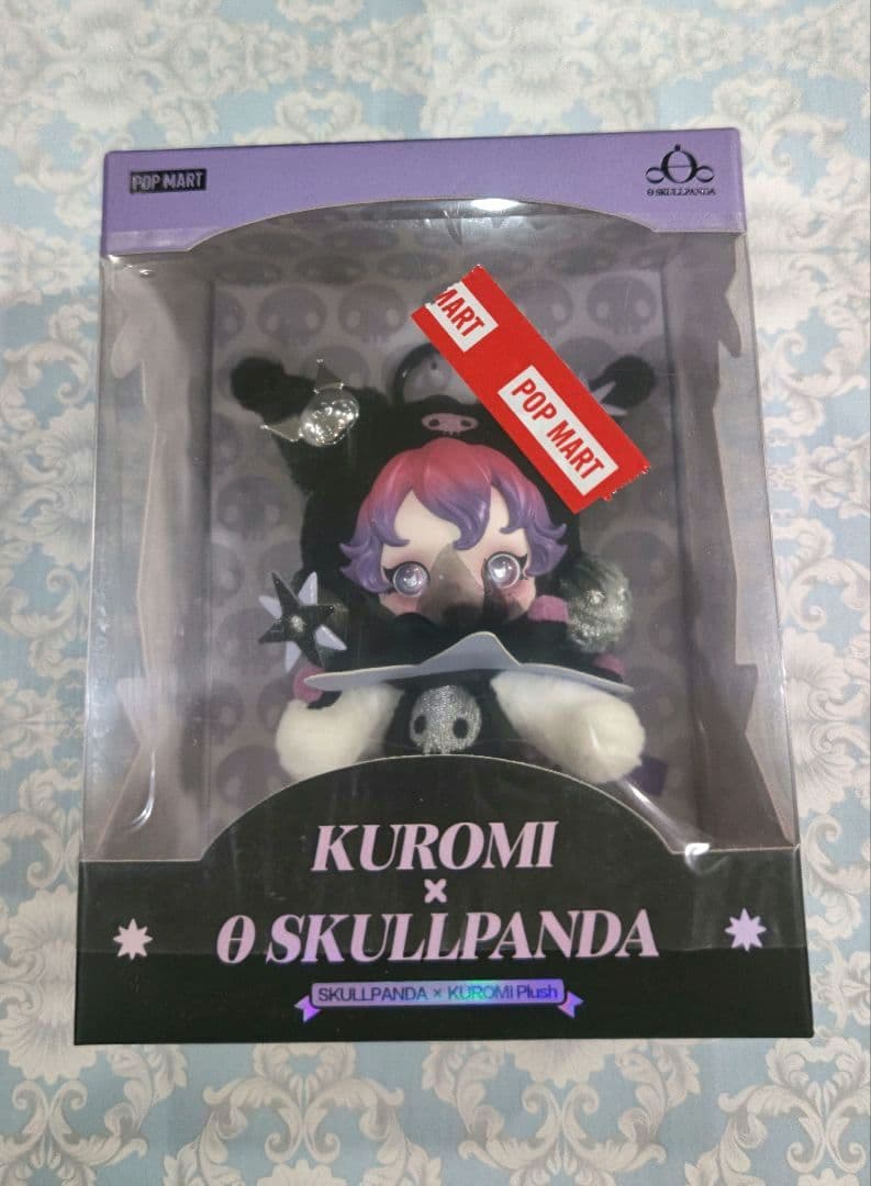 POPMART SKULLPANDA ᙭クロミ＆マイメロ ぬいぐるみ　ペンダント