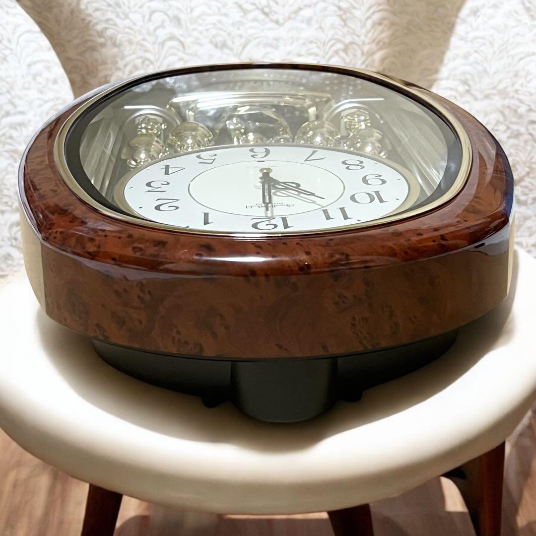 RHYTHM リズム リズム時計 スモールワールド　4MH740 からくり時計