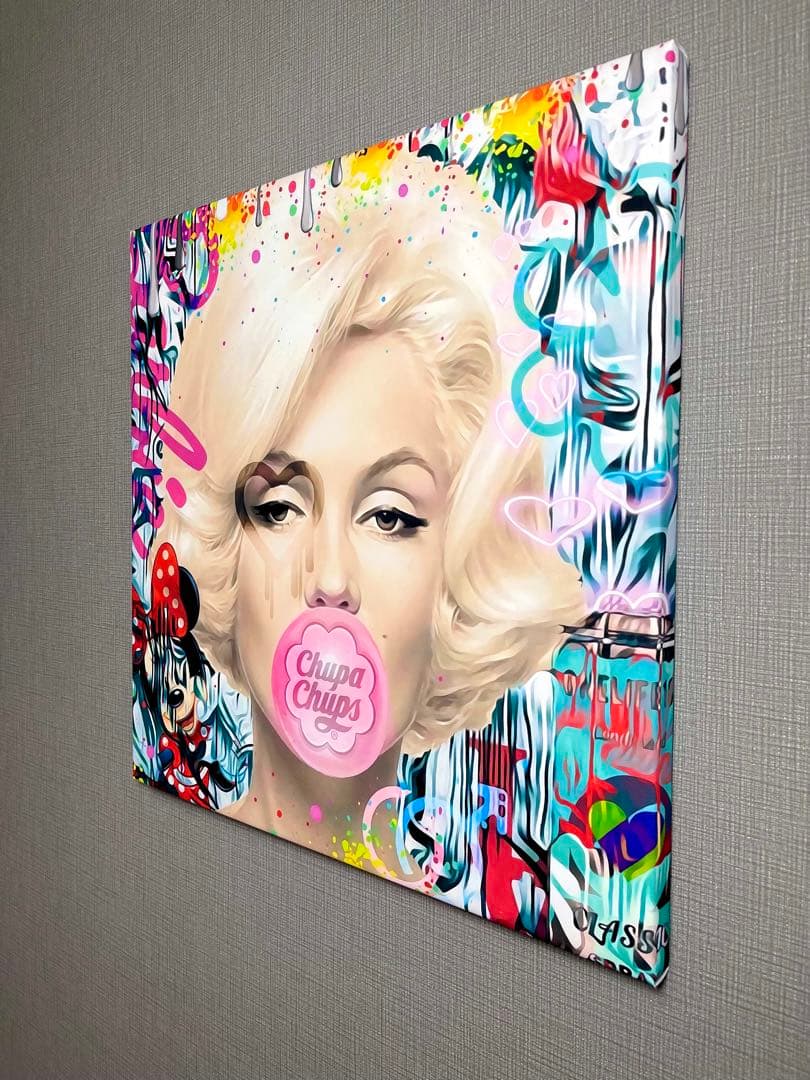 木枠付きキャンバスアート♡オードリーヘプバーン　バンクシー　マリリンモンロー