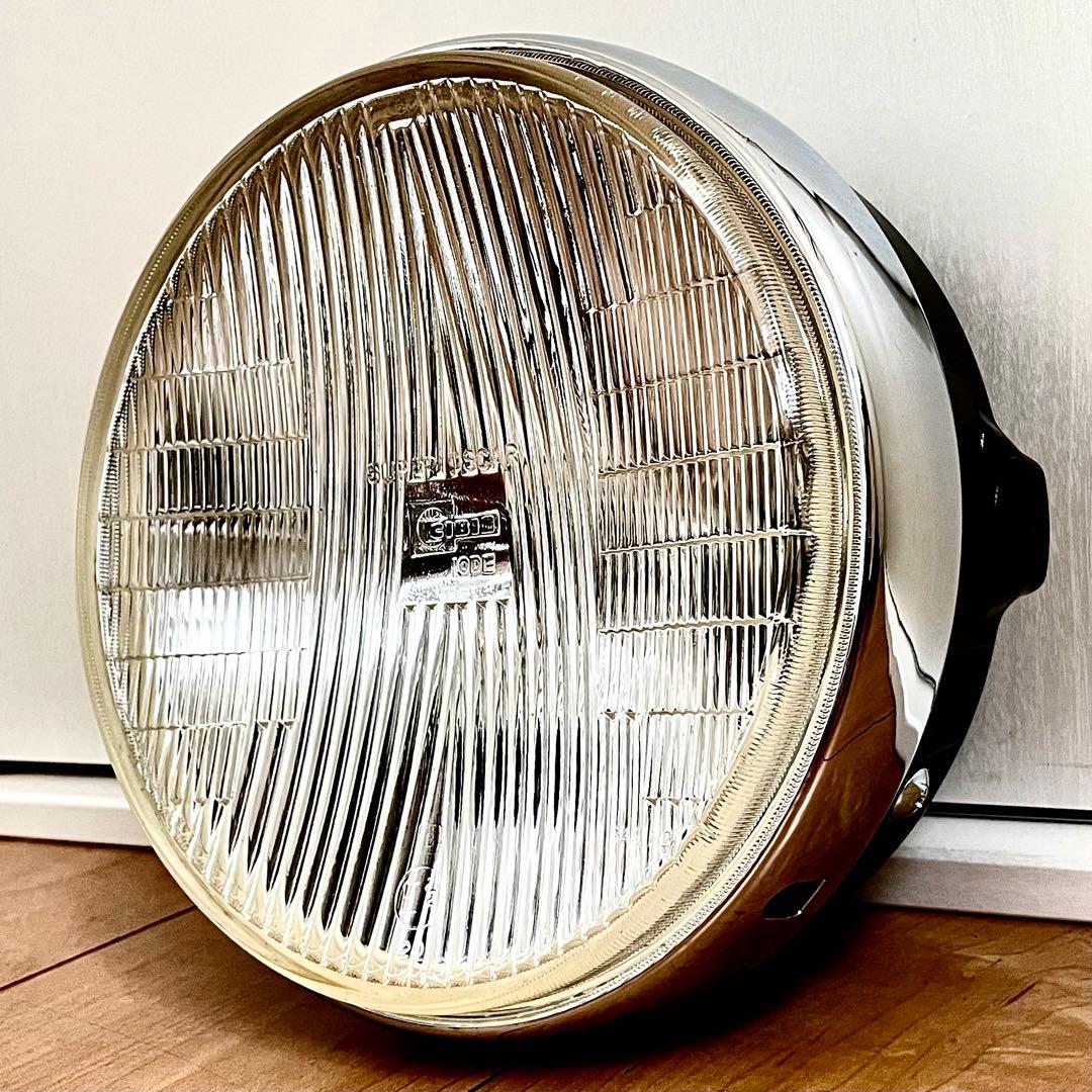 極美品 当時物 シビエ 凹み ヘッドライト CIBIE