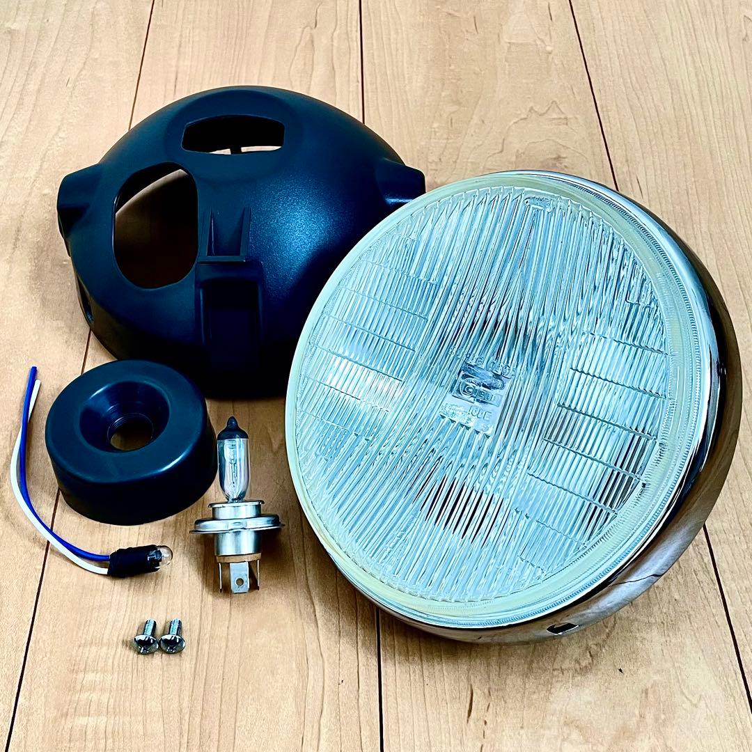 極美品 当時物 シビエ 凹み ヘッドライト CIBIE