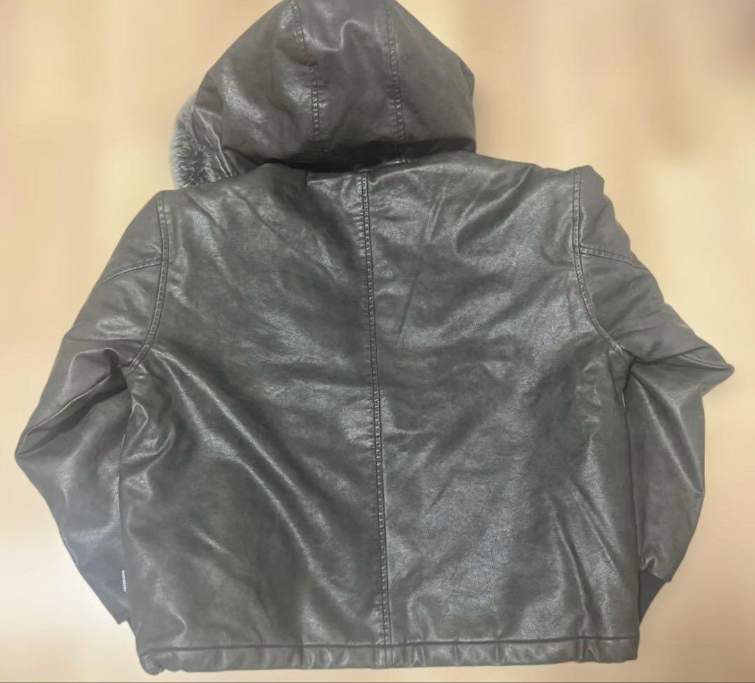 WISH FOR EVER ファージャケット ブラック