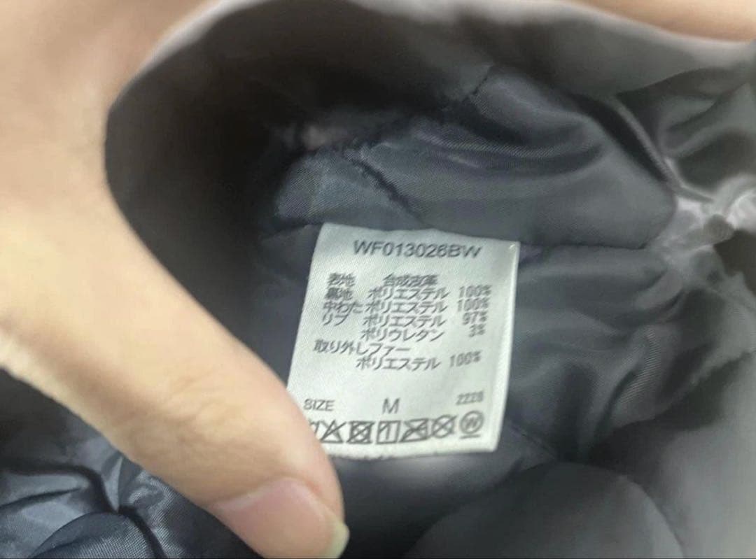 WISH FOR EVER ファージャケット ブラック