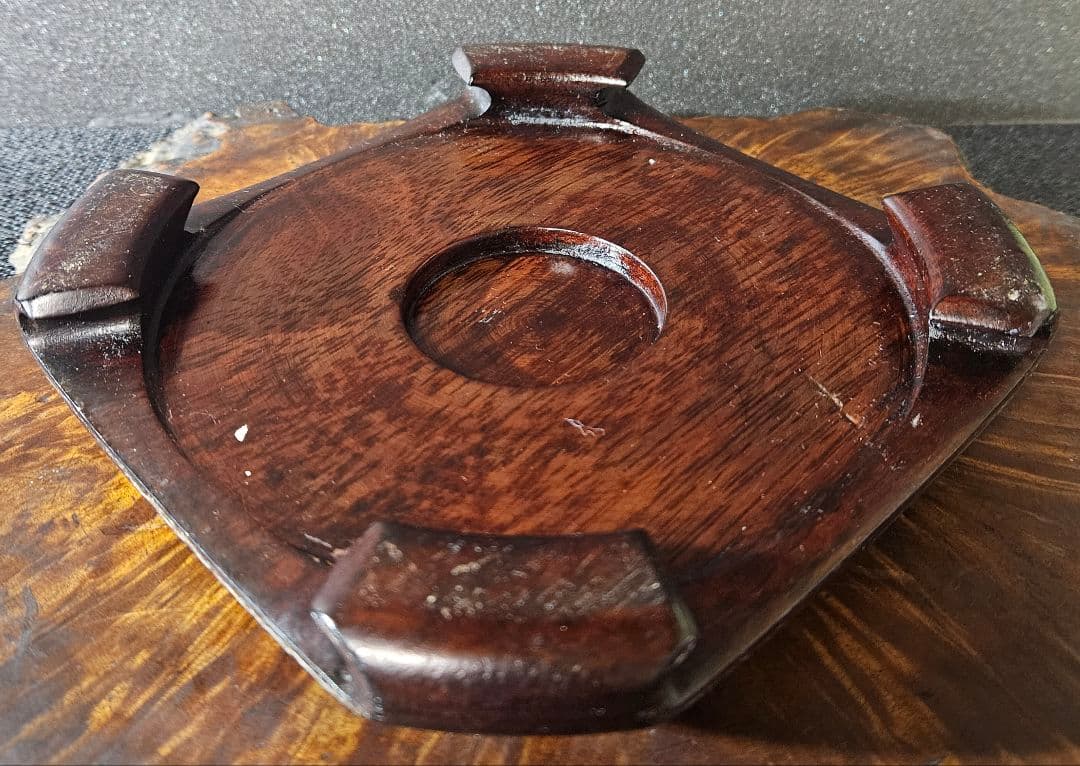 時代古作品❗】京焼 褐色釉鉄釉色絵付 宝珠紋図柄 纏い 寿老人