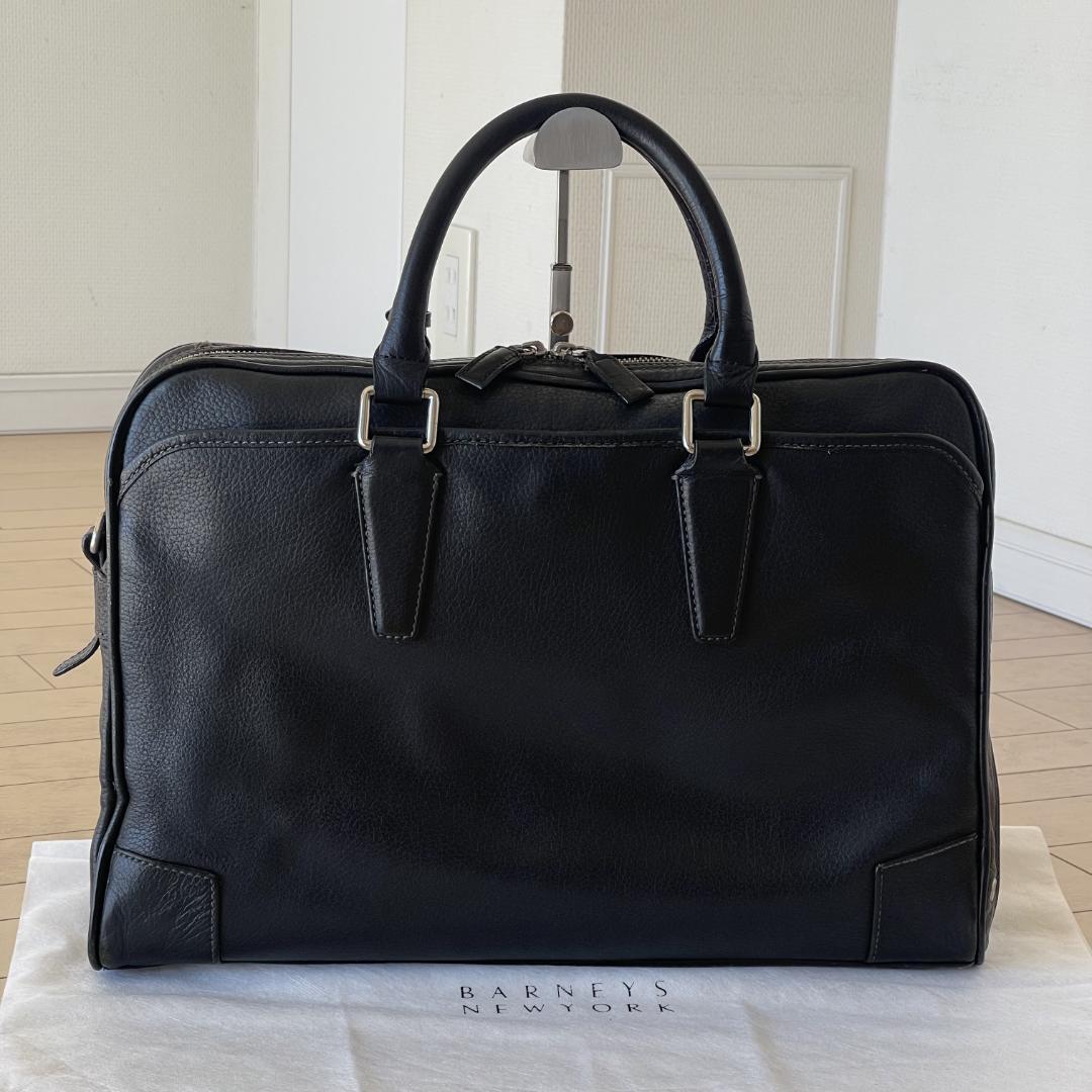 【定価59,400円】バーニーズニューヨーク レザーブリーフ(ショルダー未使用)