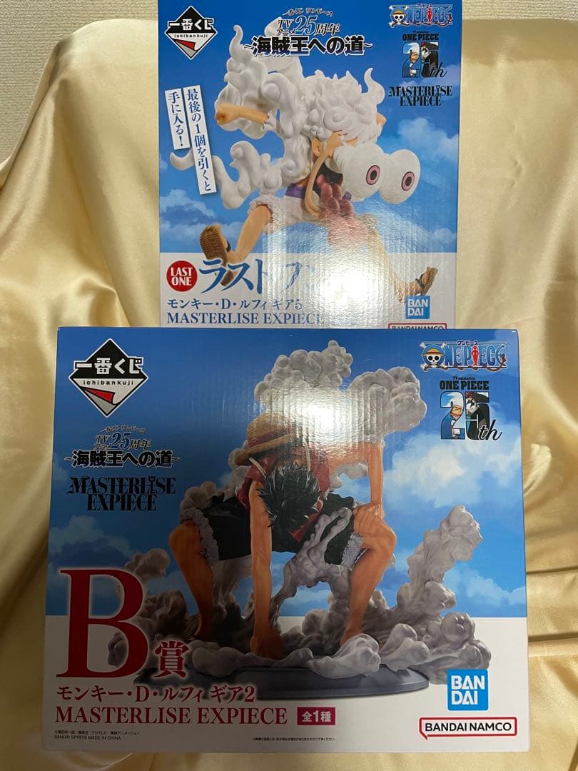 ワンピース一番くじB賞ギア2ラストワン賞ギア5ルフィフィギュア