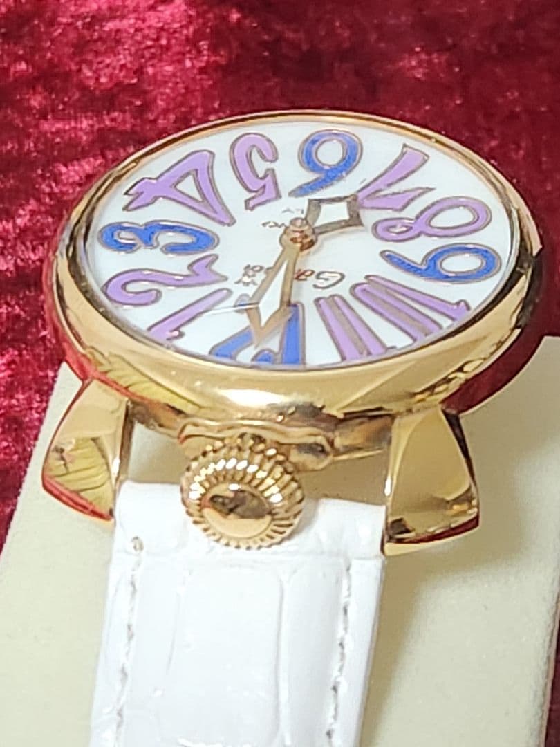 箱付 ガガミラノ マヌアーレ 5021 QZ シェル文字盤 - メルカリ