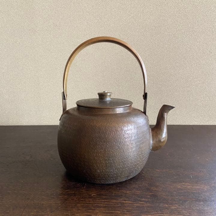 銅 やかん 骨董 茶道 茶道具 薬缶 水注