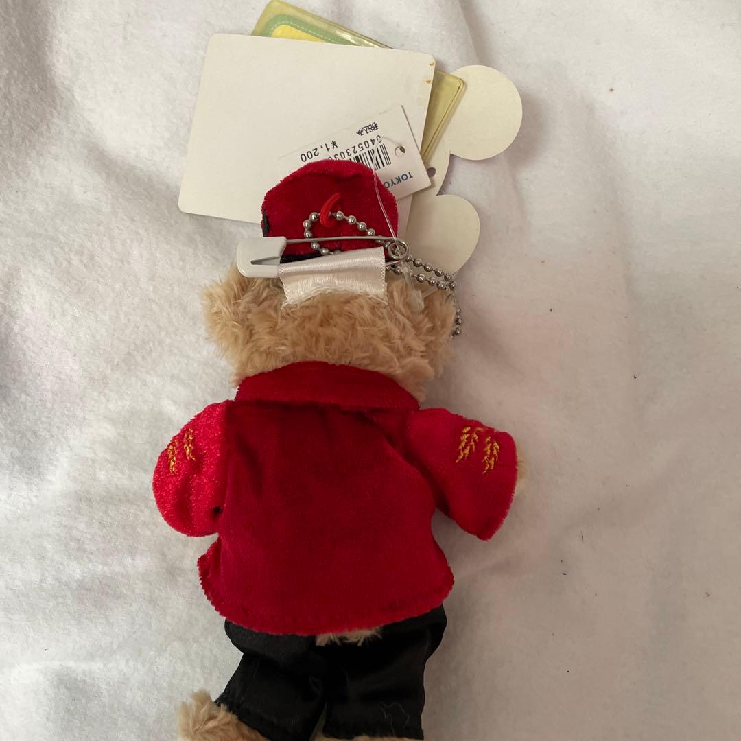 Duffy 美品ダッフィー 25周年 ホテルボーイコス ぬいば ぬいぐるみバッジ