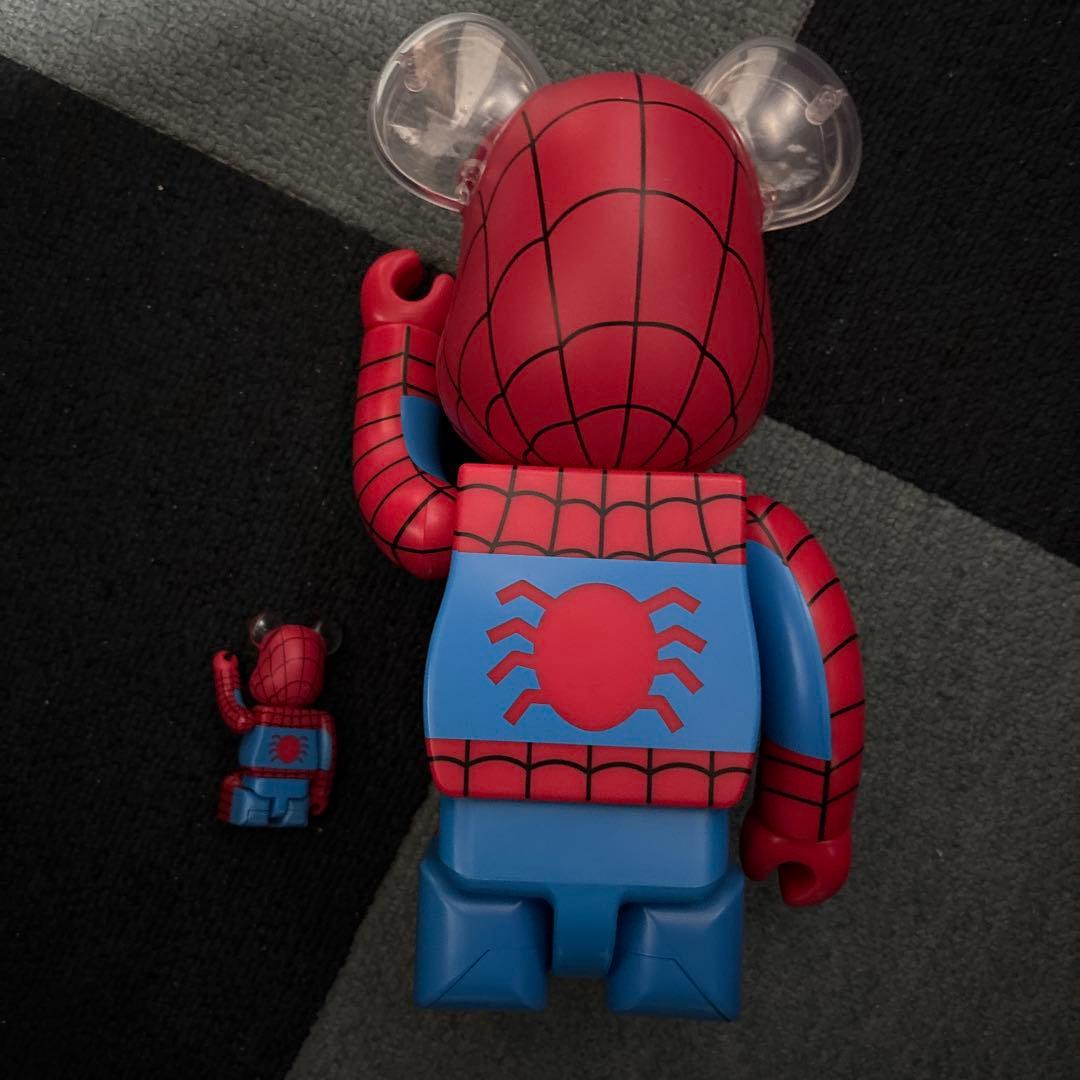 SHOP☆高橋 専用 ベアブリック400% くじSP賞 スパイダーマン箱付き