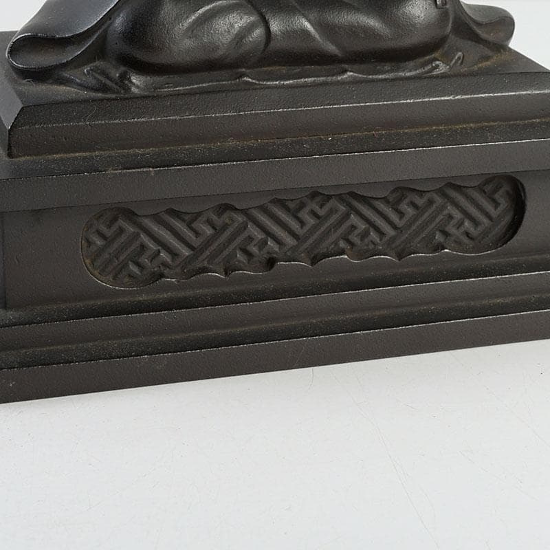 仏教美術 古銅 人物座像 仏像 置物 C 9510