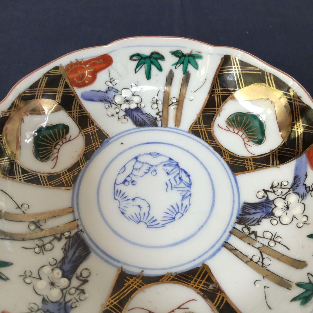 国宝級古代伊万里飾皿松竹梅図 有田焼◇貴玉宝製/古伊万里