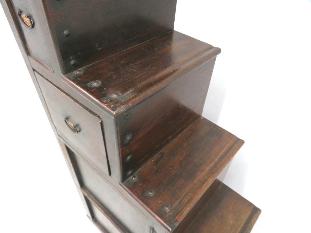 階段箪笥 階段タンス 和モダン 時代箪笥 時代タンス 店舗什器 京 町屋