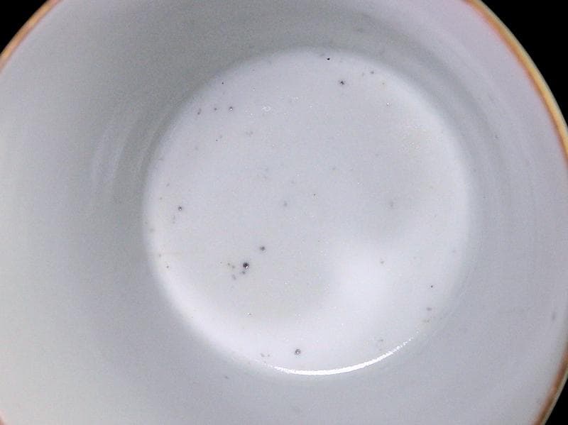 古伊万里　染錦　松竹梅の図　蕎麦猪口　 575AS-CUl