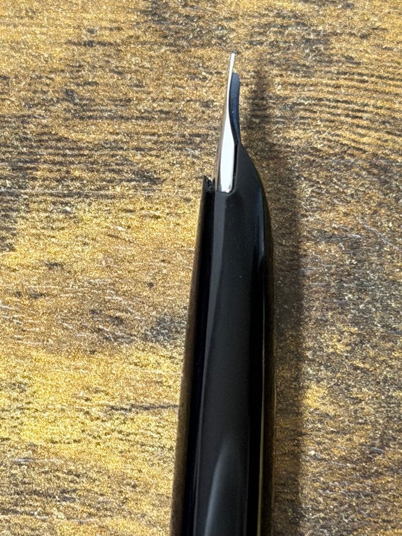 新品未使用　1975年製　蝕刻　エリート　18金　万年筆　パイロット　細字