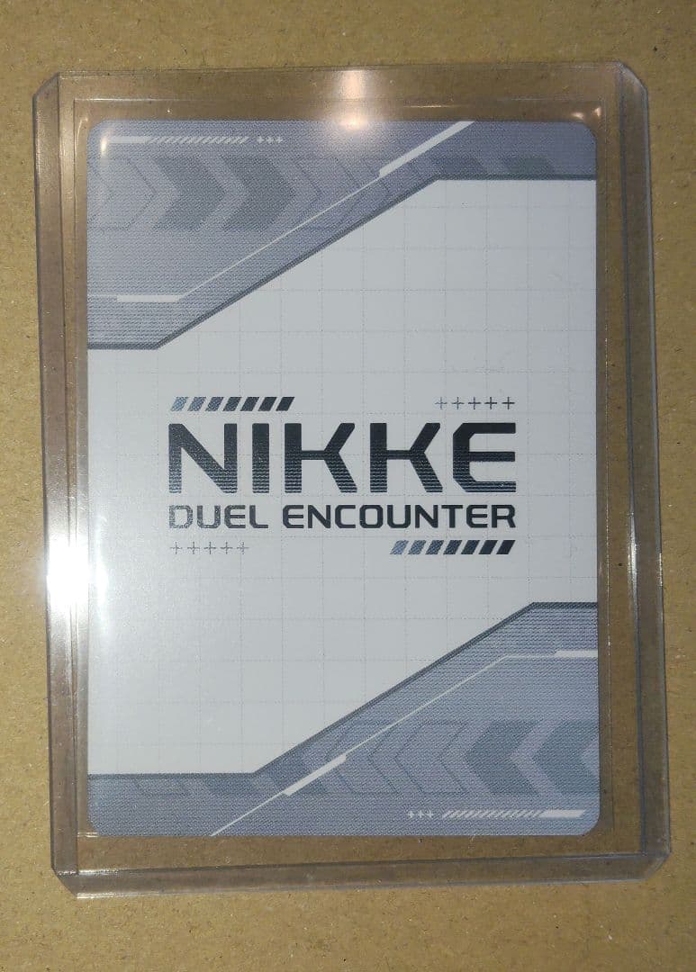NIKKE DUEL ENCOUNTER 箔押しサインカード スノーホワイト