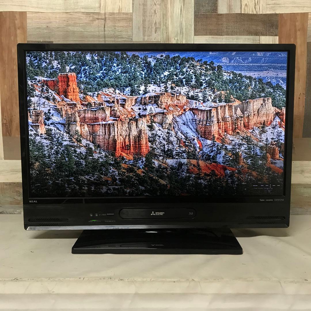 ほっこさん専用全国送料込三菱32V型HDD1TB&ブルーレイレ搭載。録画ダビング