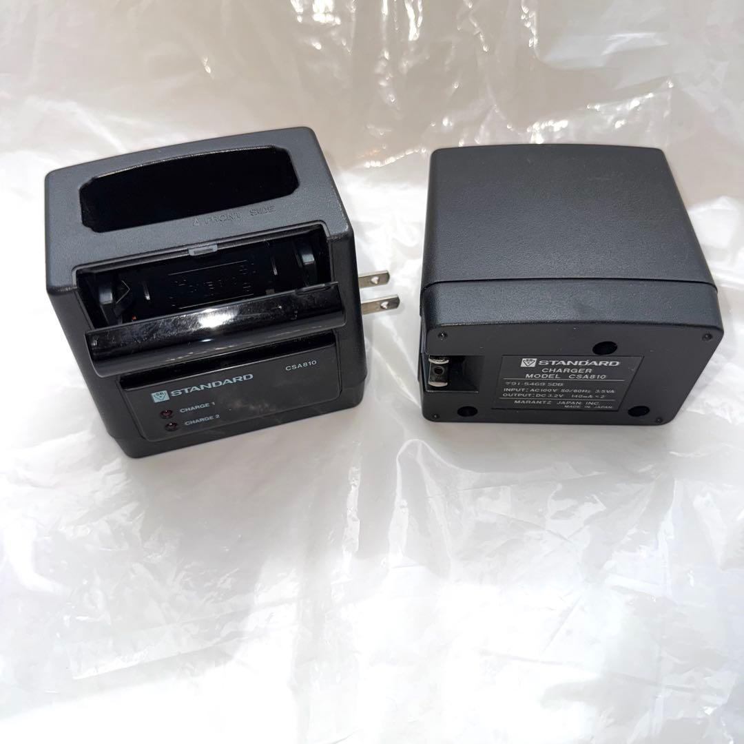 値下]STANDARDトランシーバー 2台HX810 マイクスピーカー充電器付