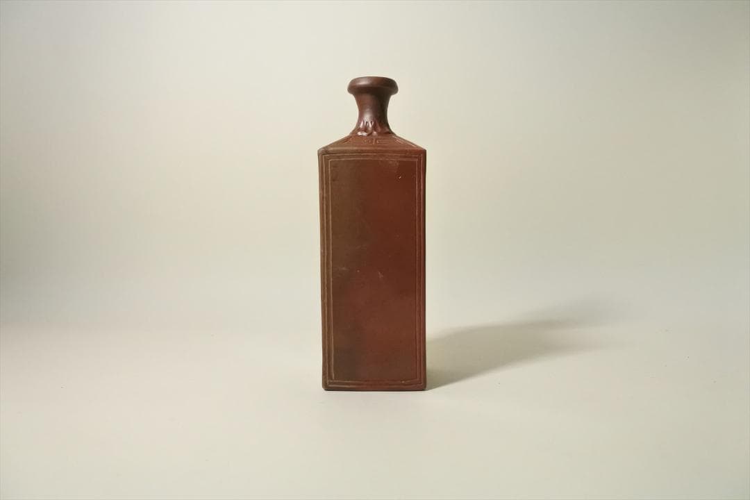 明治時代　備前　角徳利　酒器　骨董品　アンティーク　e