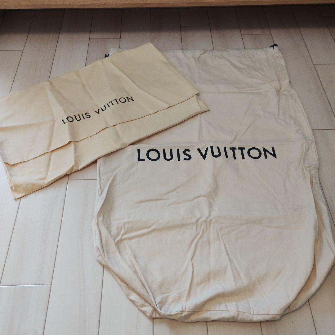 ルイヴィトン 保存袋 巾着袋 ベージュ 大判と 収納袋のセット - メルカリ