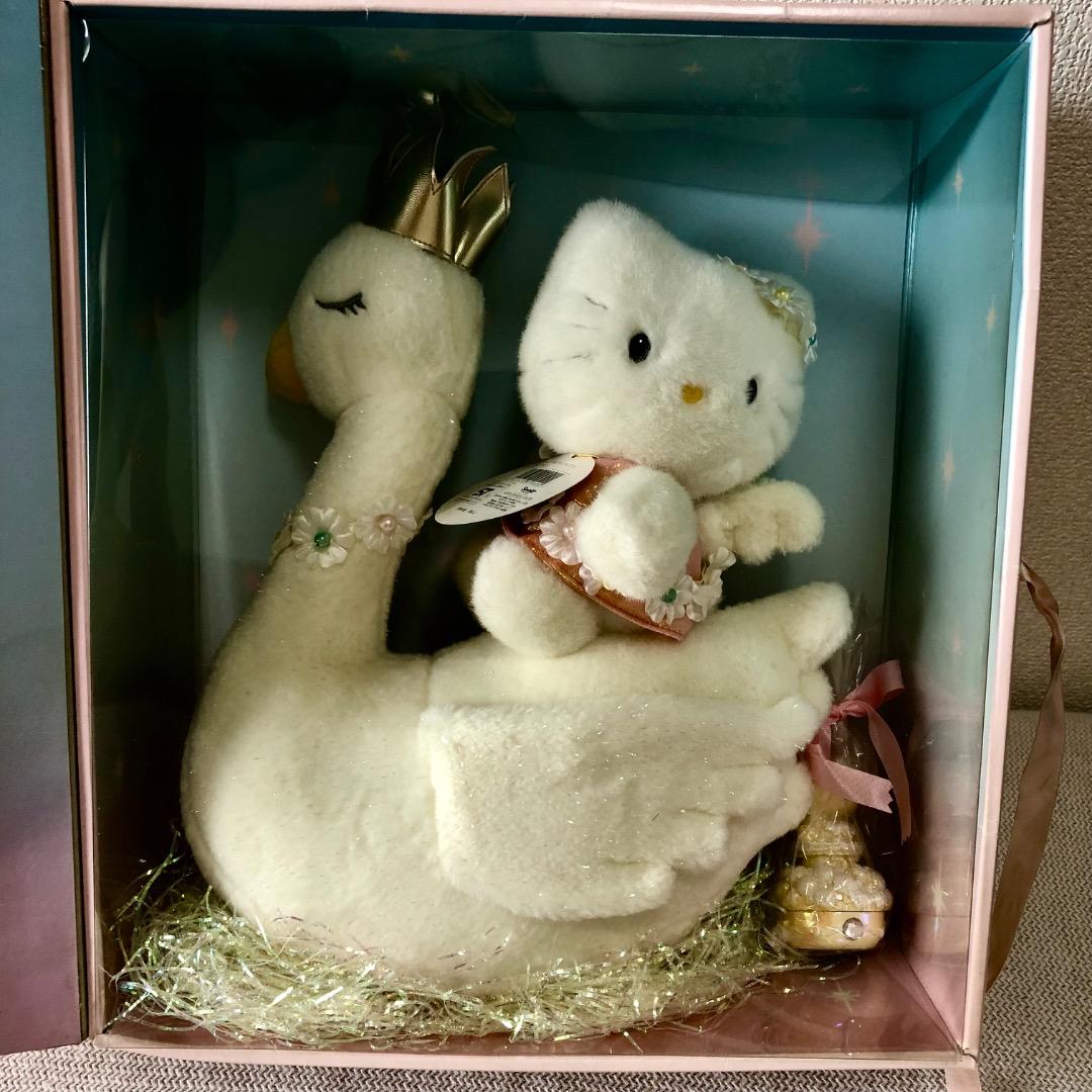 【キティ 】サンリオ25th スワン箱入 天使のキティ　グラス×4★メルカリ便★