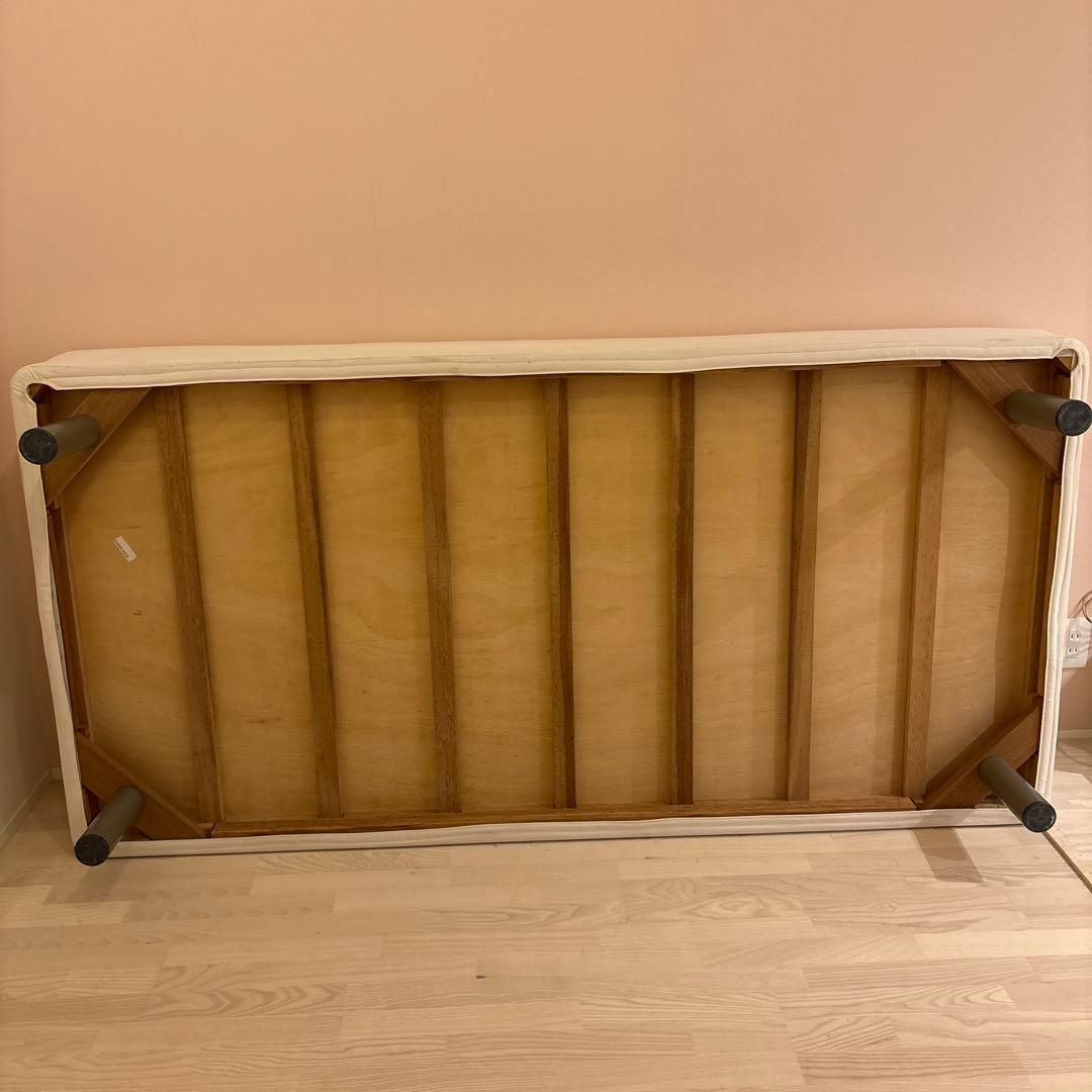 【送料込み】【クリーニング済み】無印良品 脚付きマットレス シングル 替え脚付き