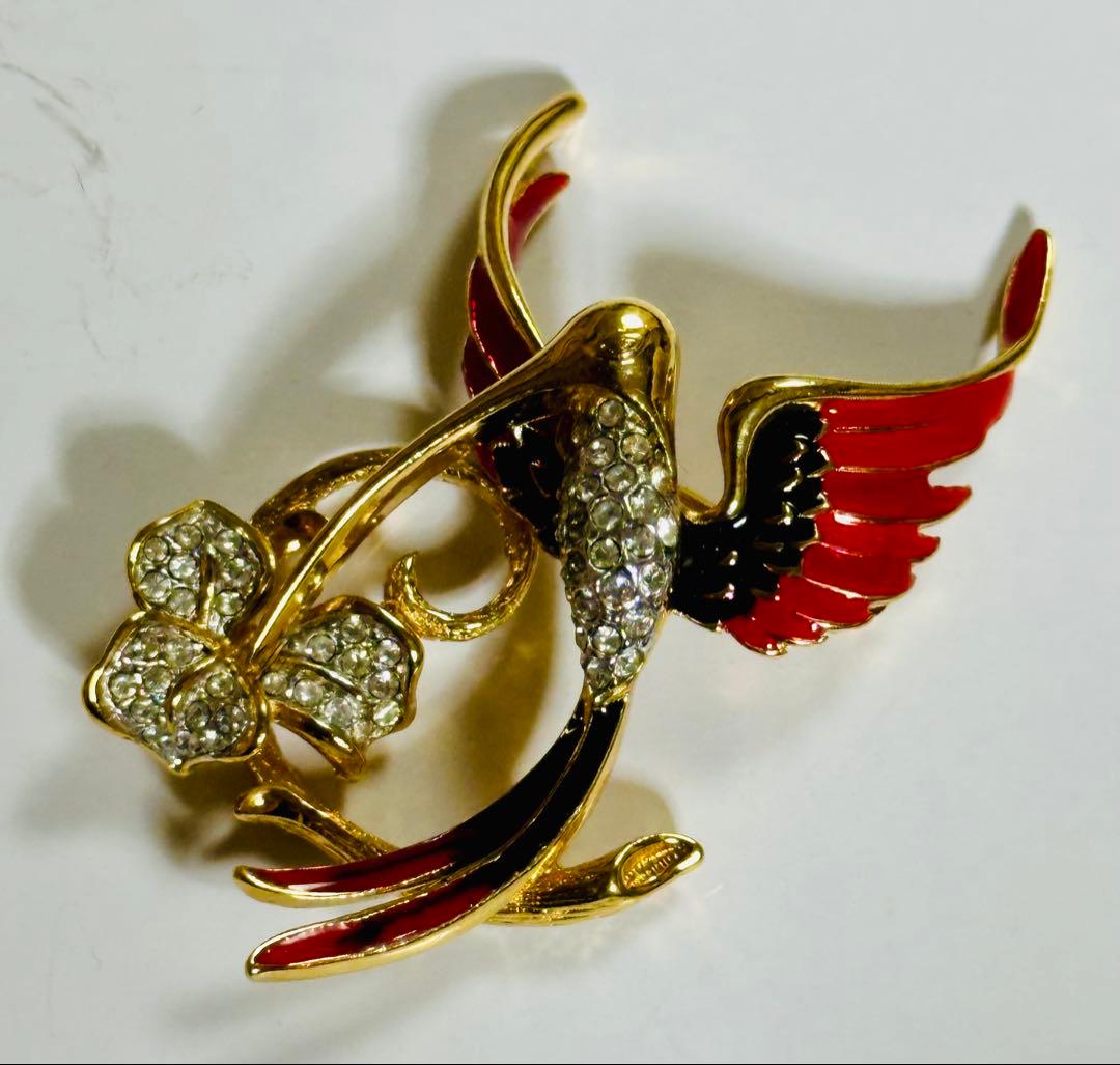 A&S Attwood and Sawyer】ハチドリ ヴィンテージブローチ - メルカリ