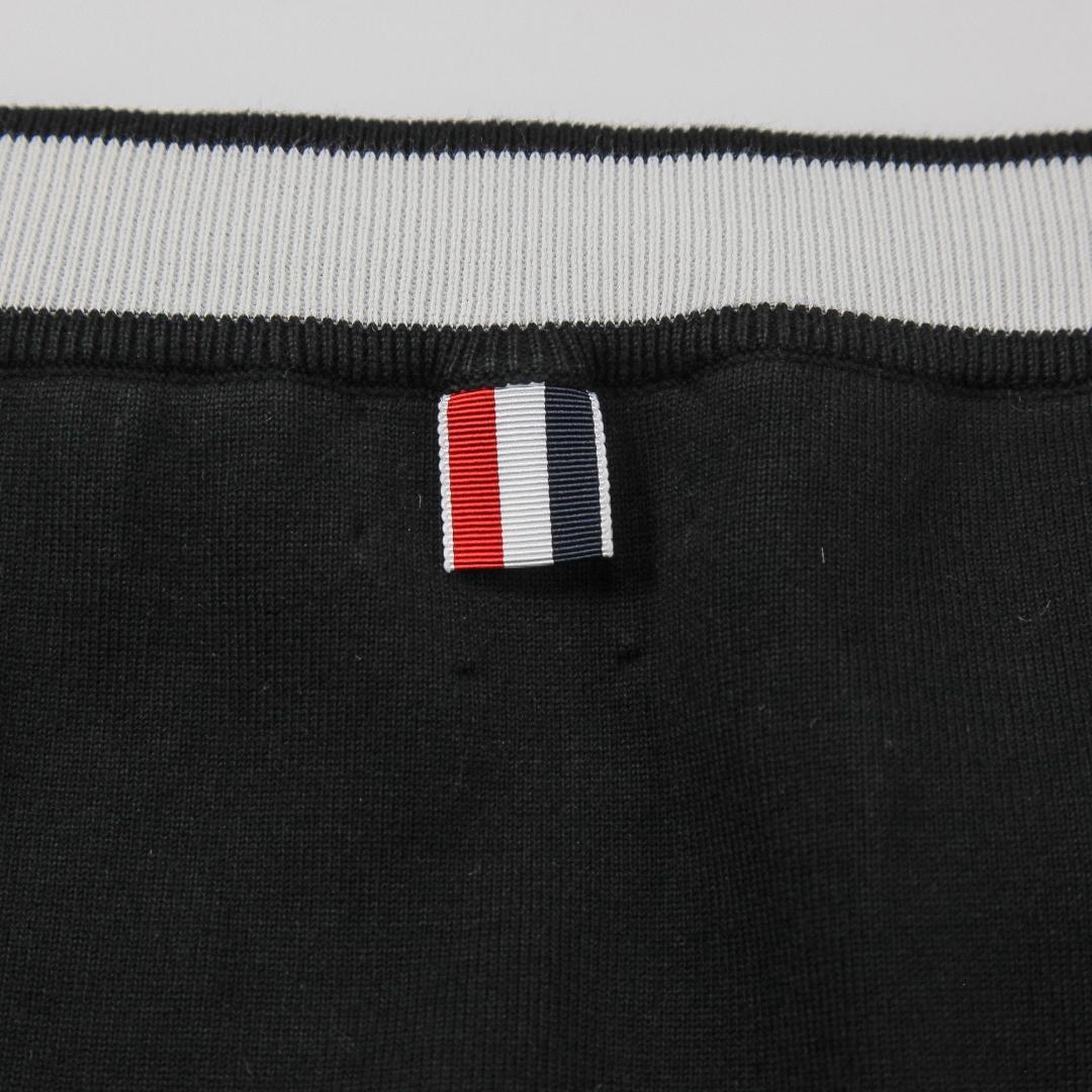 美品 THOM BROWNE 23SS ダブルフェイスコットン Aラインスカート