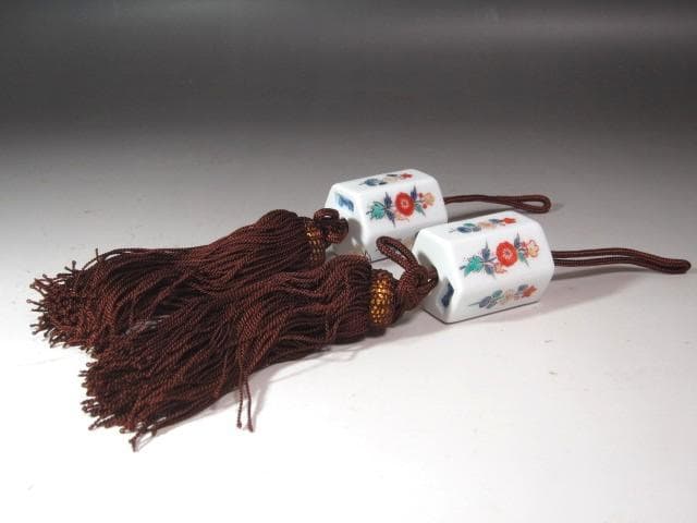 ☆ 13代柿右衛門 風鎮 小さいながらも華のある一品です☆y323 - メルカリ